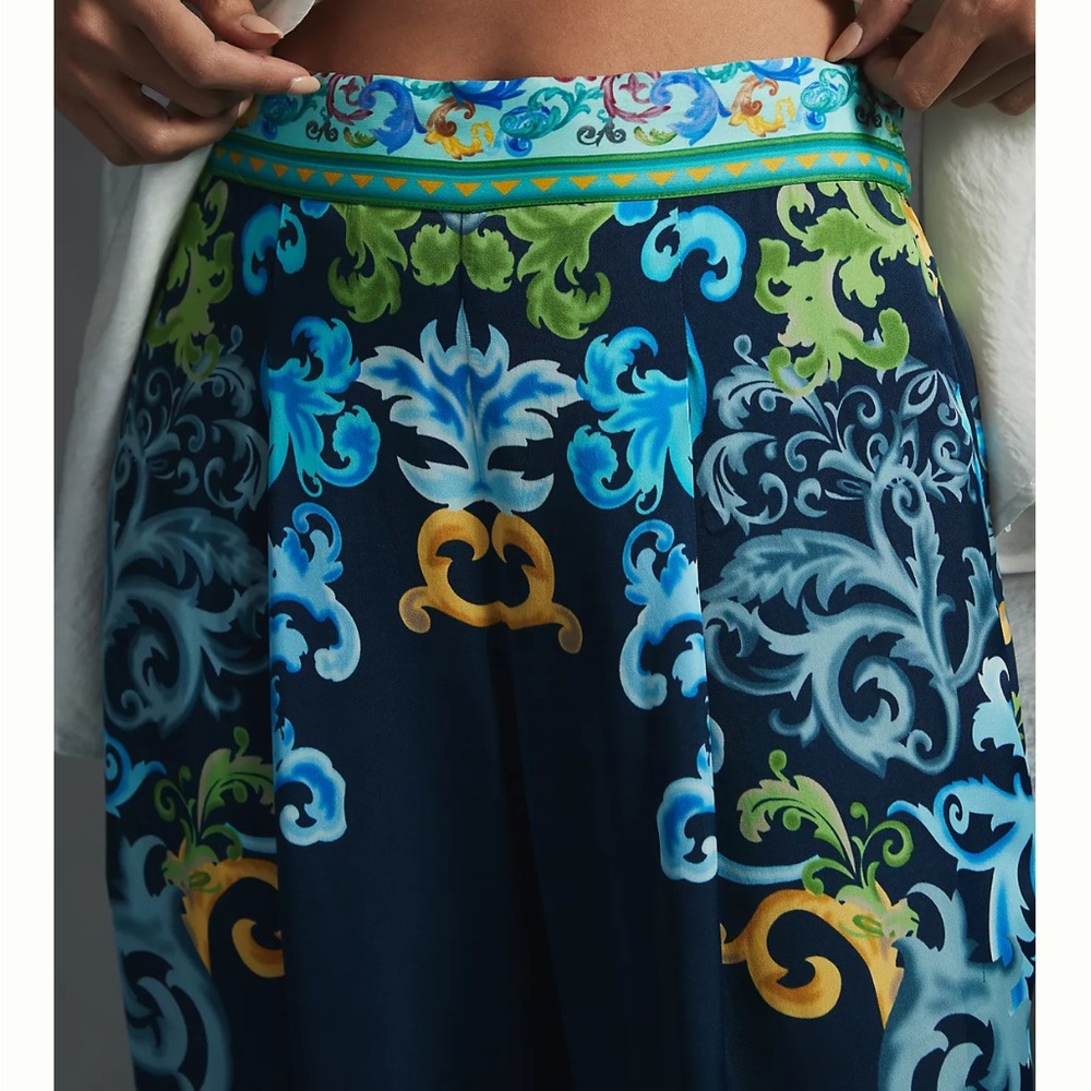 Ranna Gill Satin Pants NWT - Picture 7 of 8